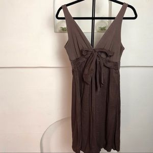 Velvet Sundress with Bow